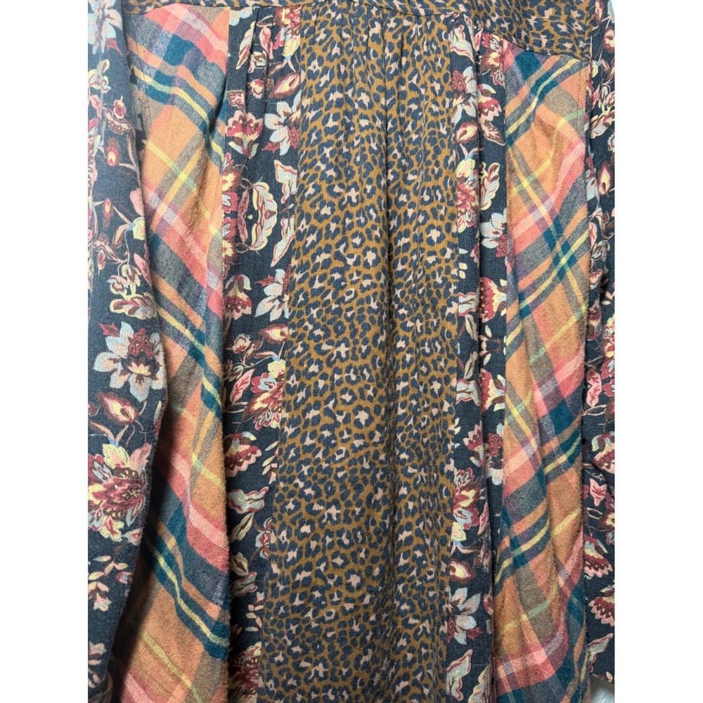 Soft Surroundings Mixed Print Patchwork Tunic Flo… - image 8